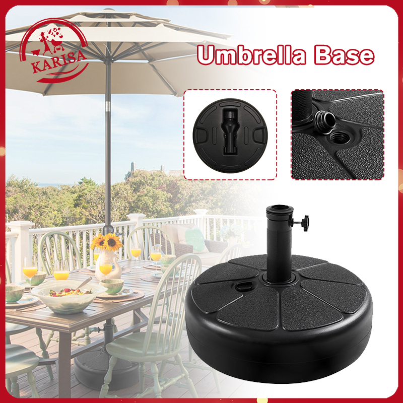 Outdoor Patio Umbrella Base Stand Beach Umbrella Stand Heavy Duty