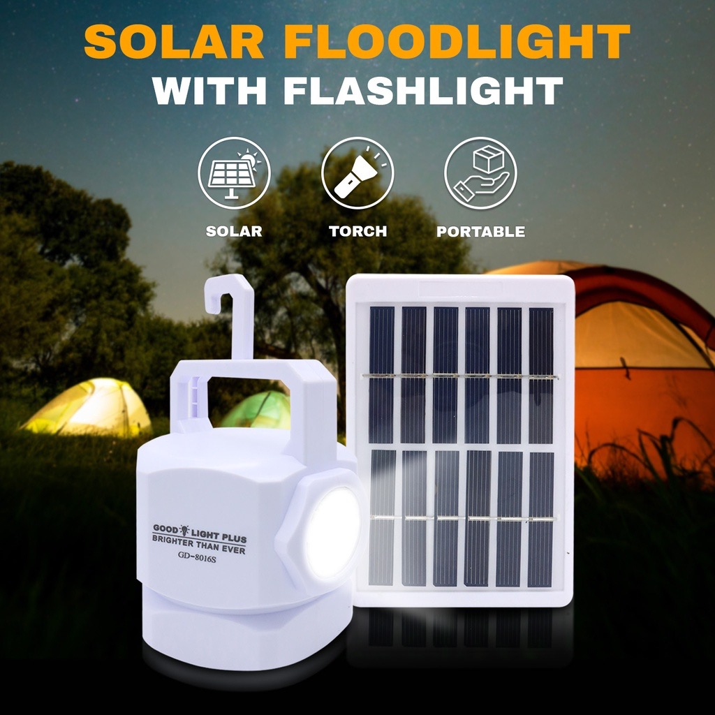 GD-8016S NEW Solar Led Portable Solar Energy Panel Lighting System ...