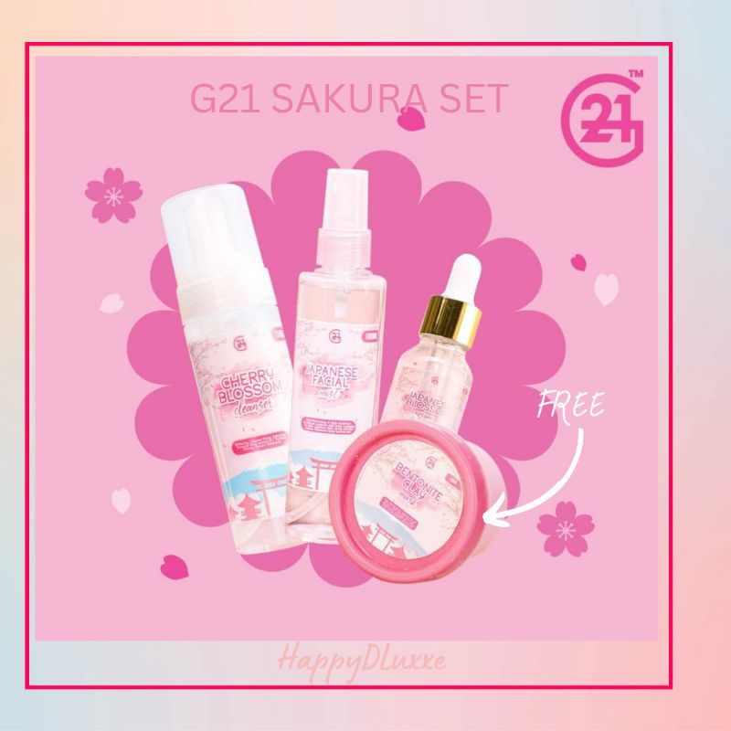 G21 Japanese Face Mist ( Sakura mist ) ( Facial foam wash Facial Mist