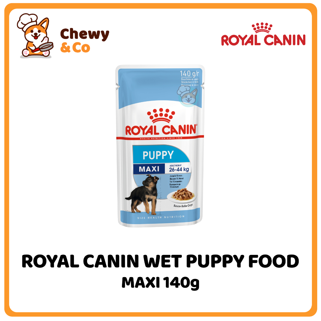 Royal Canin Wet Puppy Food Maxi 140g Size Health Nutrition (SHN
