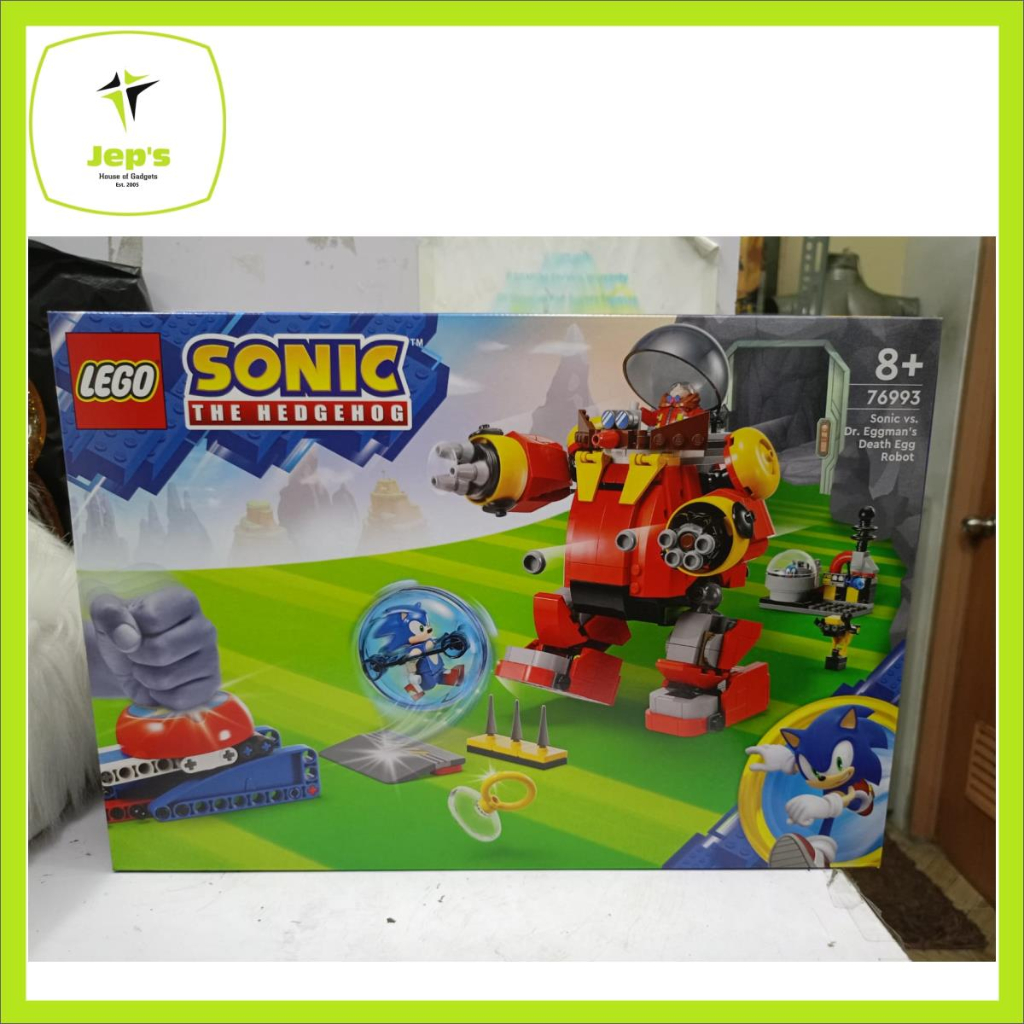 Lego Sonic the Hedgehog 76993 Sonic vs. Dr. Eggmans Death Egg Robot ...