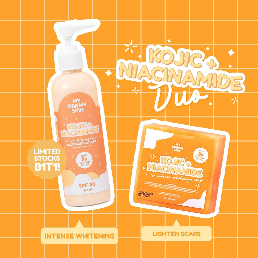 [AUTHENTIC] My Dream Skin Kojic Niacinamide Lotion + Soap Intense