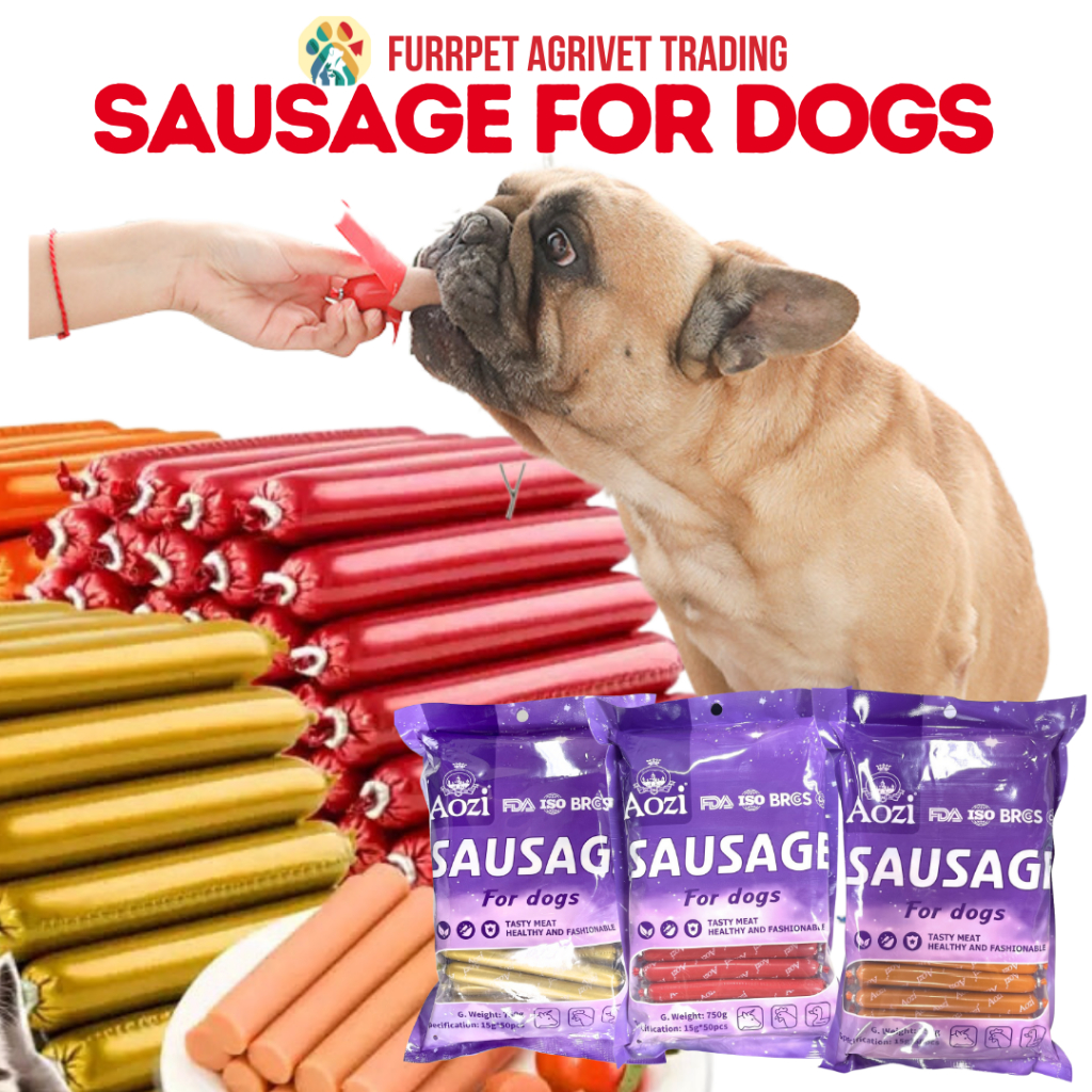 AOZI Dog Snacks Pet Sausage PER PIECE Puppy Snacks Treats Sausage ...