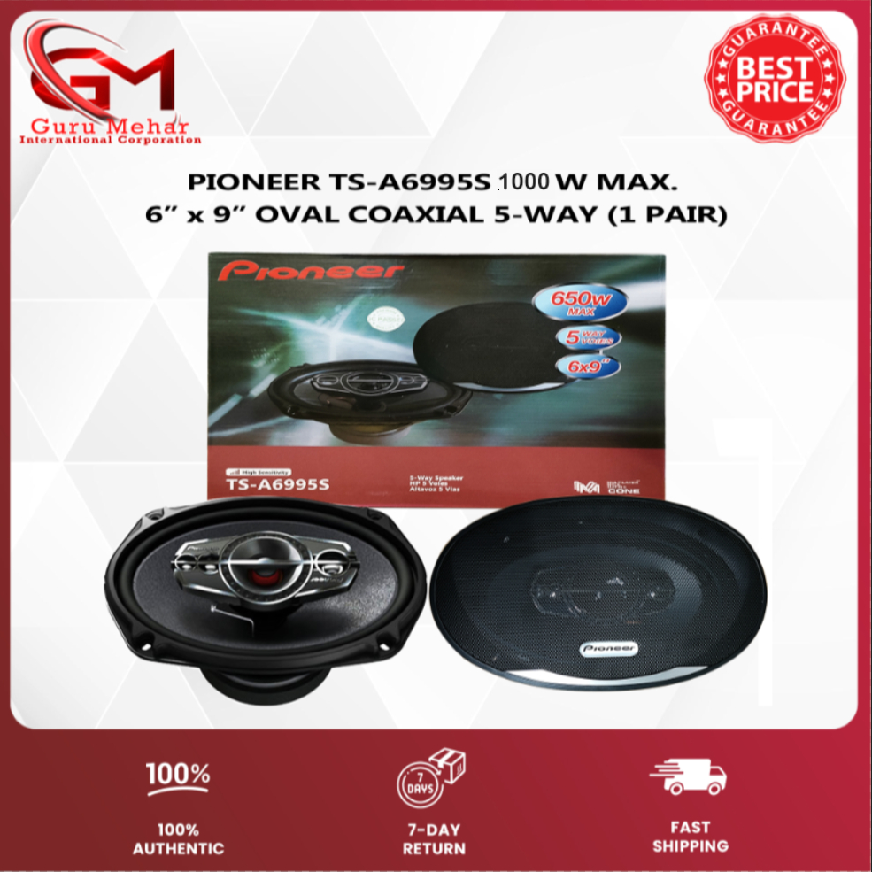 Pioneer TS-A6995S 6X9 inches Car Speaker PAIR Car Stereo Audio HIFI