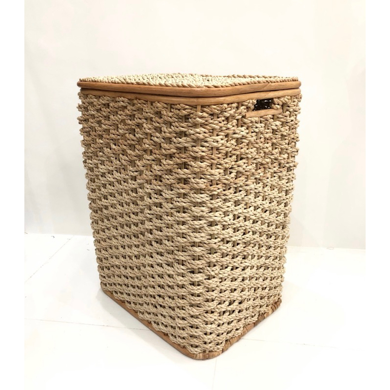 Rattan Hamper laundry basket | Shopee Philippines