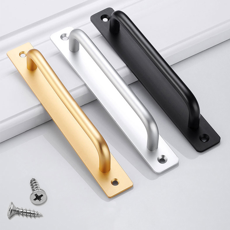 Door Handles Aluminium Alloy Kitchen Door Pulls Balcony Bedroom ...