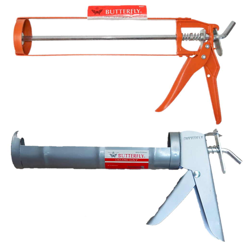 Butterfly Heavy Duty Metal Caulking Gun 9" for Sealants Shopee