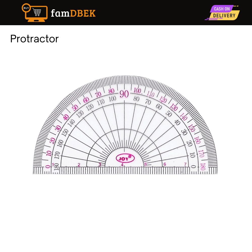 DBEK 180 Degrees Protractor for Angle Measurement Available in 10 cm