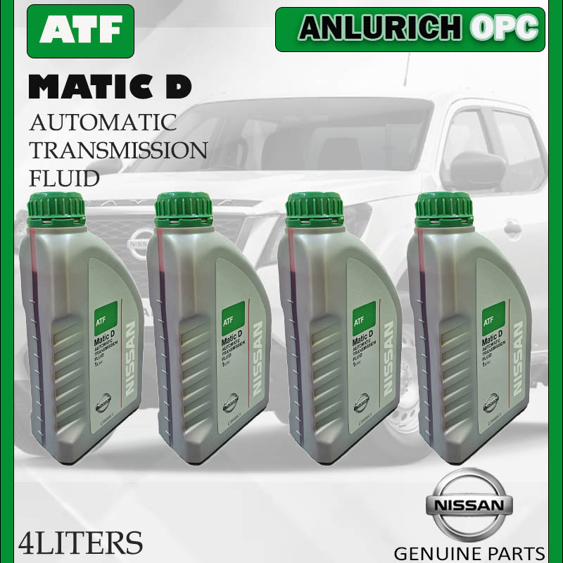 NISSAN MATIC D Automatic Transmission Fluid (ATF) 4Liters | Shopee ...