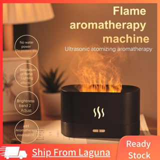 Fire Clock Humidifier - Flame Lamp Oil Diffuser - Night Light - Alarm Clock  - Aroma Diffuser - Fire Aroma Diffuser – Bear Zen