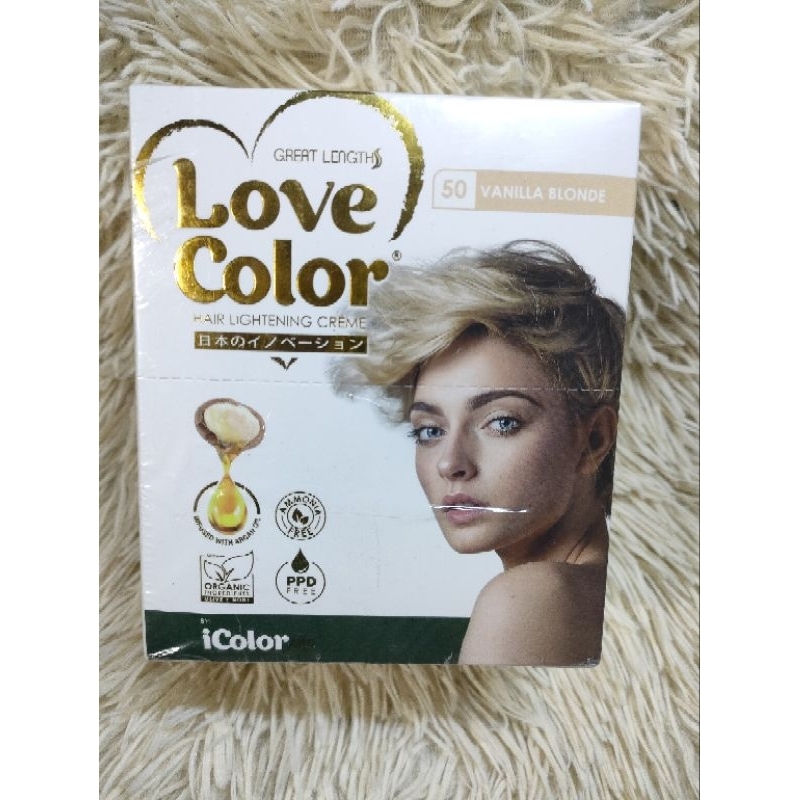 1BOX 10PCS LOVE COLORS ( Vanilla blond only ) Shopee Philippines