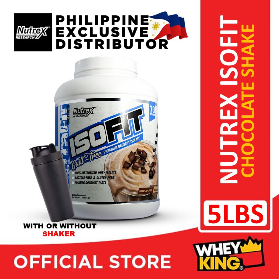 Whey Protein Nutrex IsoFit 5lbs. Guilt Free Premium Isolate Protein