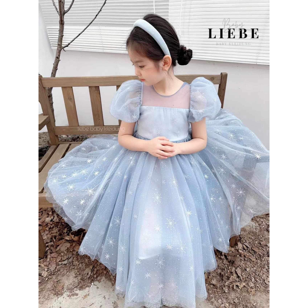 Elsa flower cheap girl dress