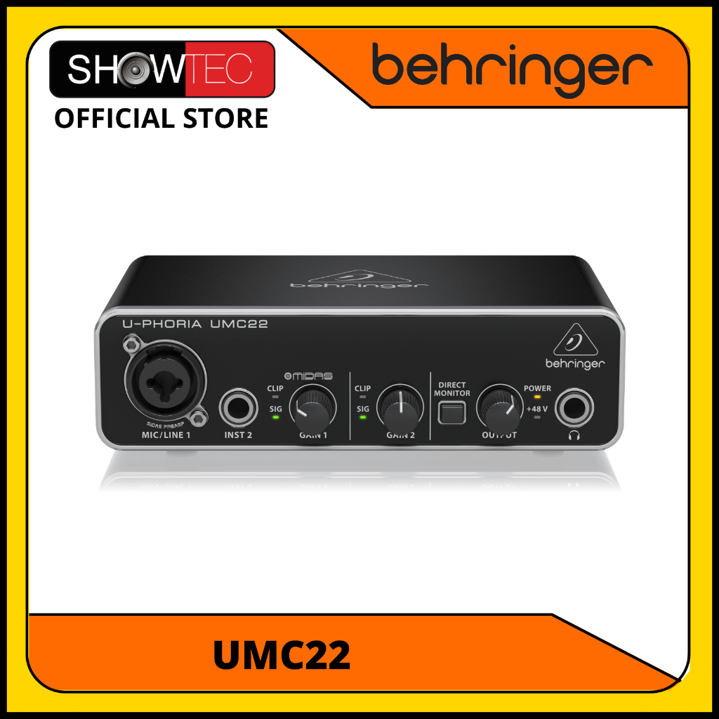 BEHRINGER U-PHORIA UMC22 | Shopee Philippines