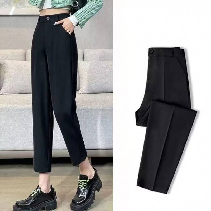Women's casual pants Korean version loose fitting straight leg pants