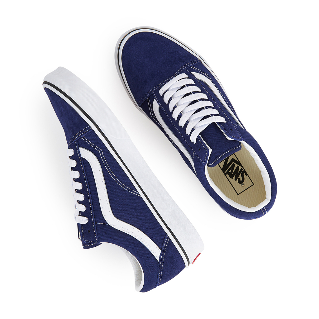 Vans Old Skool Color Theory Beacon Blue Canvas Sneakers For Men Shopee Philippines