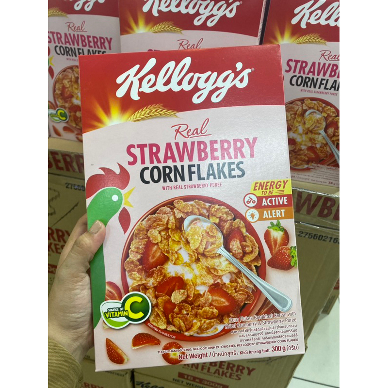 KELLOGG’S STRAWBERRY CORN FLAKES 300g | Shopee Philippines