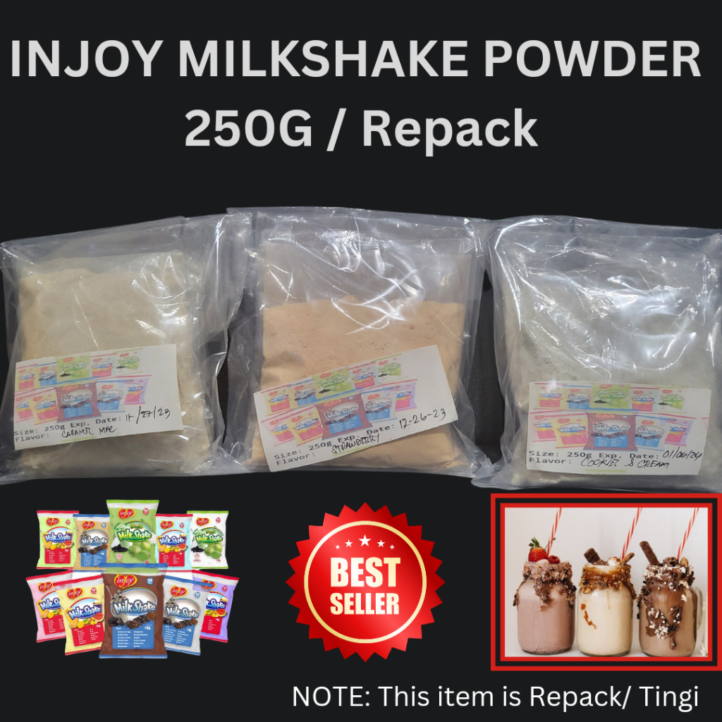 Milkshake Powder InJoy Frappe Powder 250g | Shopee Philippines