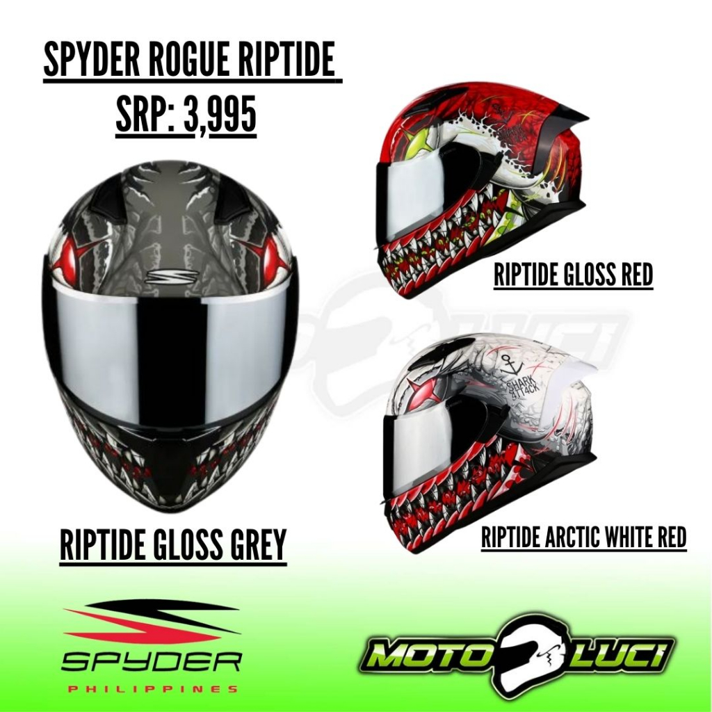 Spyder Rogue Neo Series Riptide Helmet | Shopee Philippines