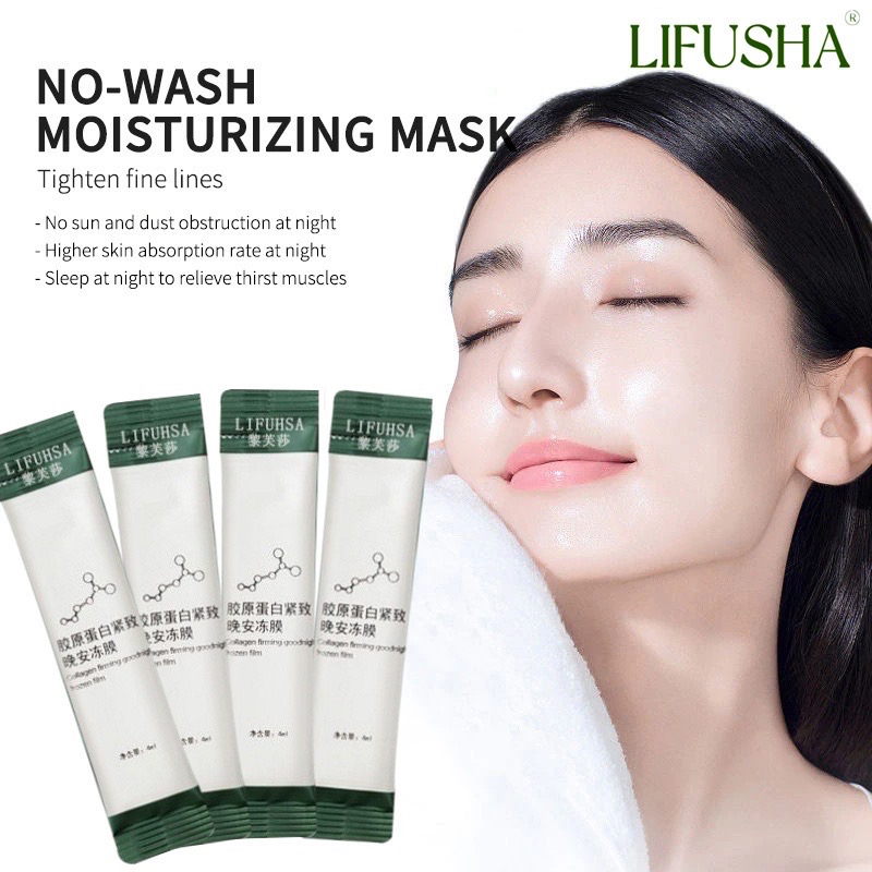 20 PCS./Box LIFUSHA collagen firming sleeping mask 4ml 20pcs.hydrating ...