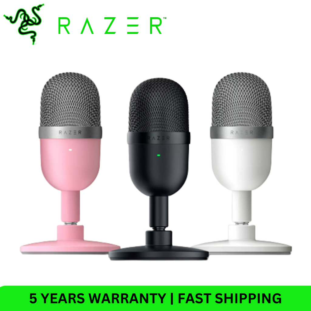 Razer Seiren Mini Ultra-compact Portable Mini Streaming Microphone ...