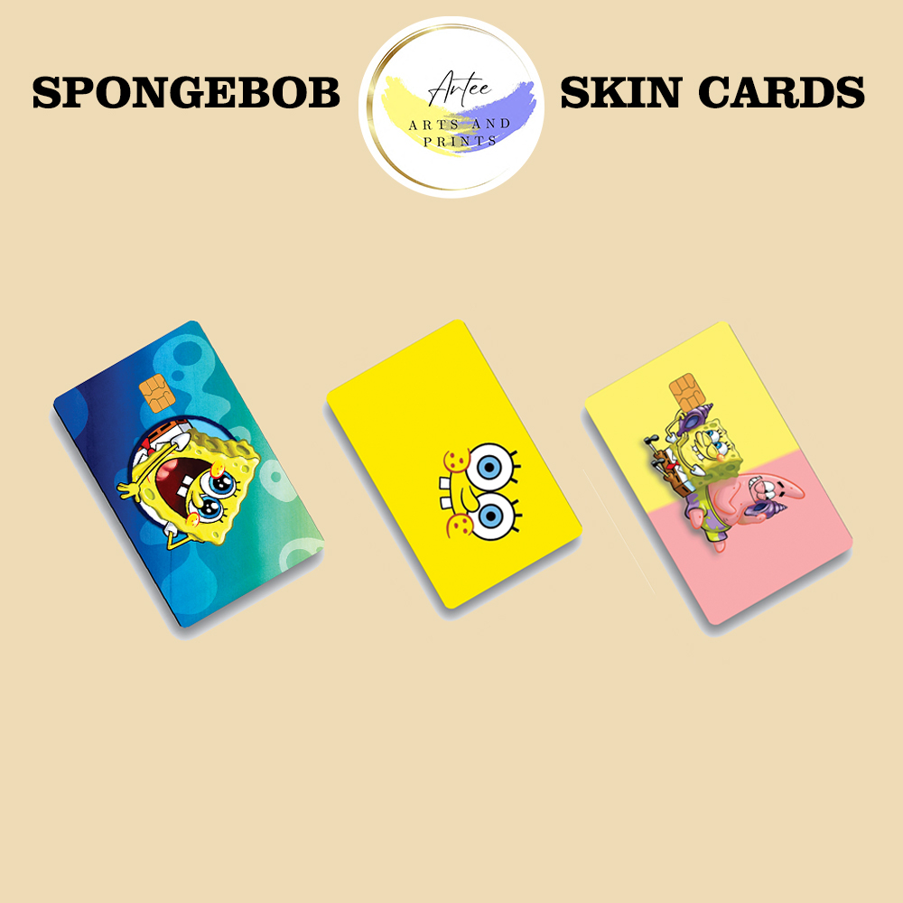 Spongebob Skin Cards for ATM/Beep Cards | Shopee Philippines