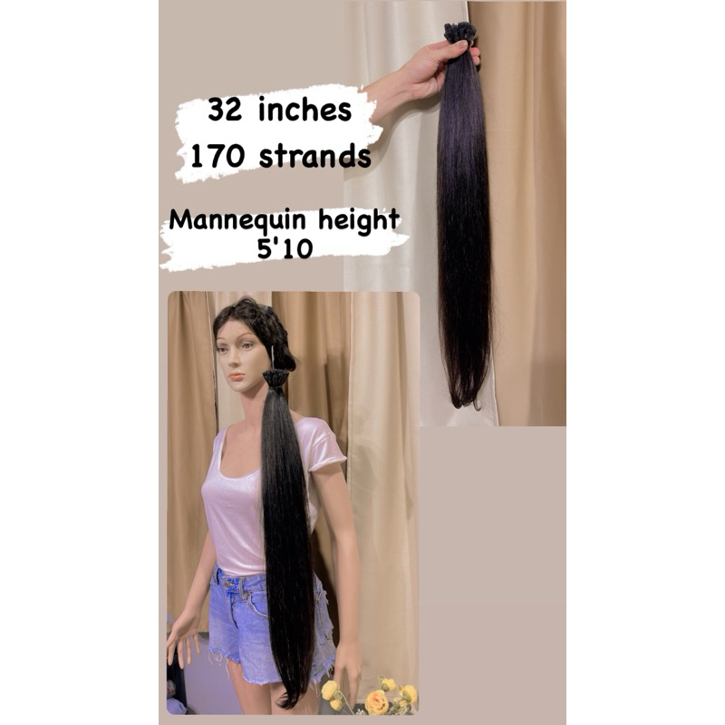 32 inches human clearance hair