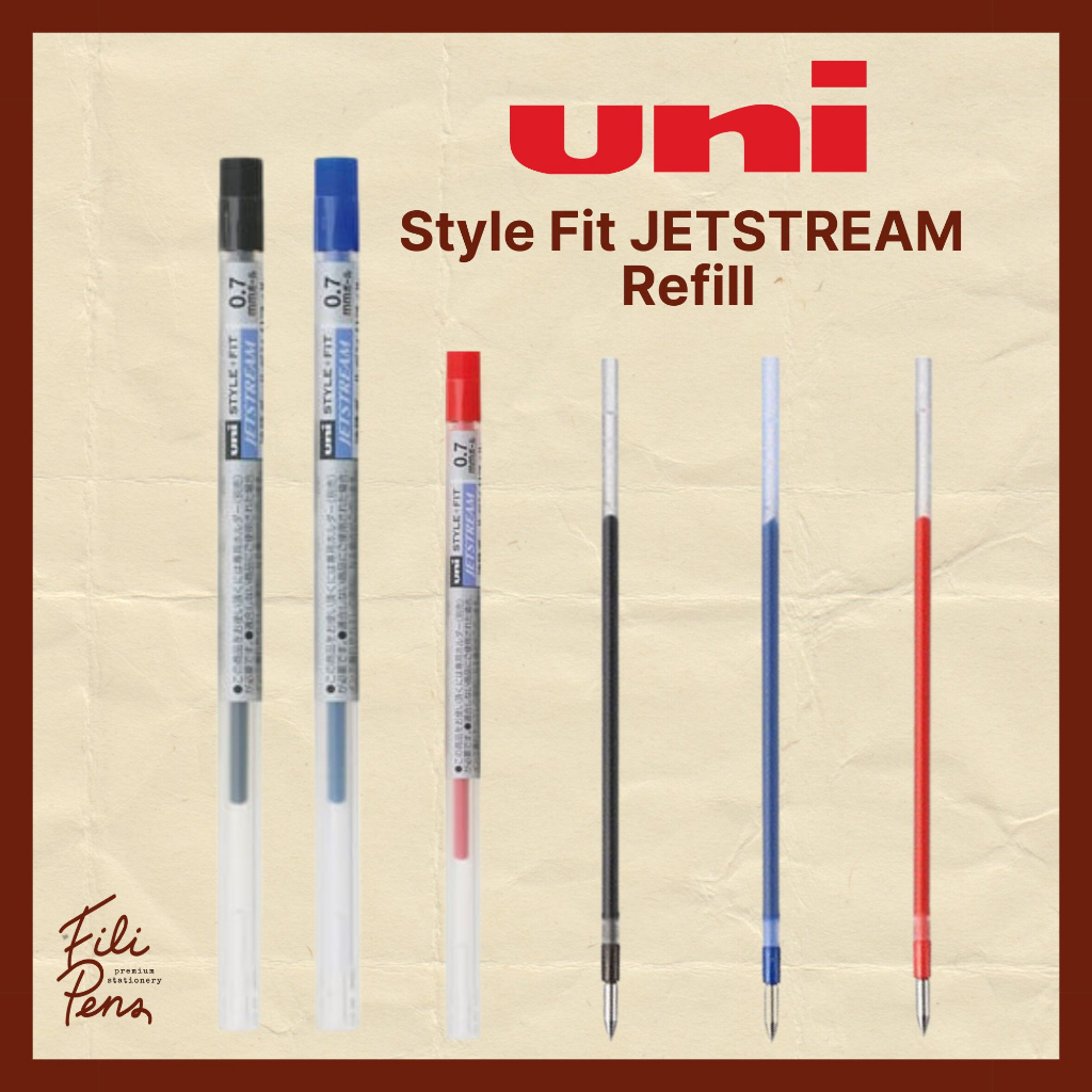 Uni Style Fit Gel Ink Pen JETSTREAM Refills Multi Color Multipen