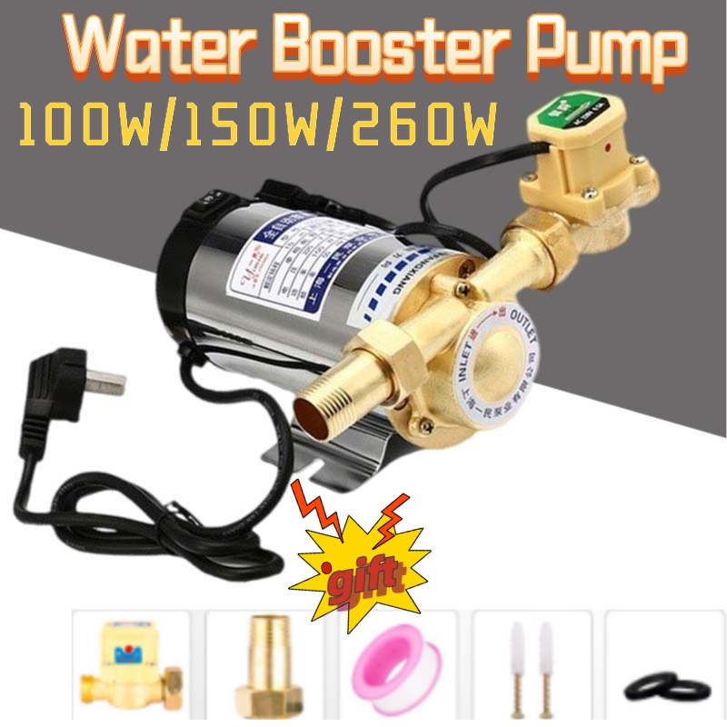 Water Booster Pump 220V 100W 150W 260W Electronic Automatic Booster Water Pump Home Boosting