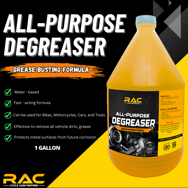 RAC 1Gallon Bike/Motorcycle/Car All Purpose Degreaser Shopee Philippines