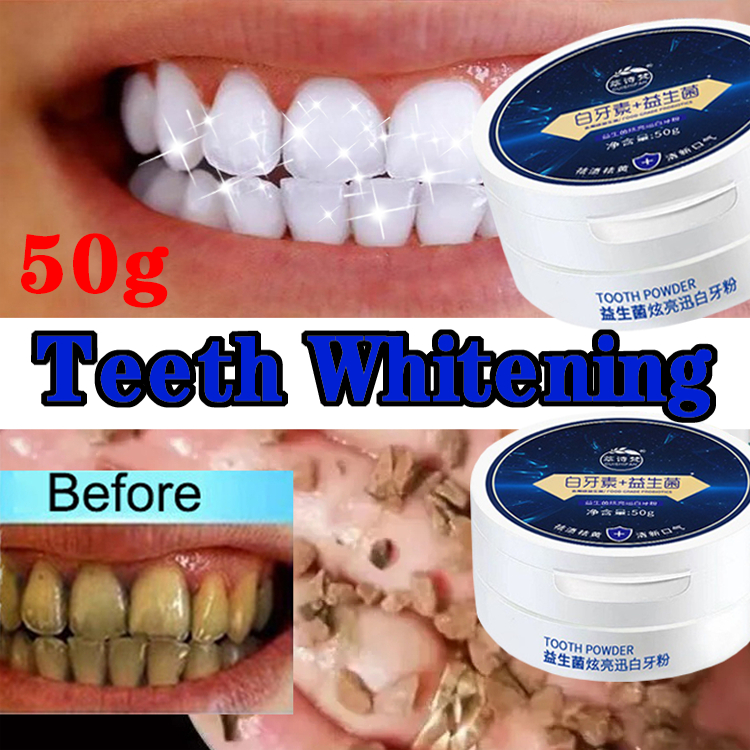 Teeth Whitening Powder Instant White Teeth Toothpaste Remove Yellow ...