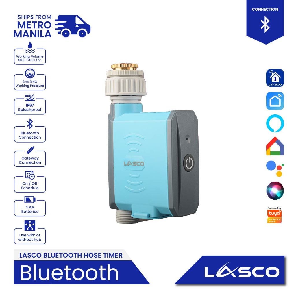 Lasco Bluetooth Water Hose Timer Select with or without Bluetooth