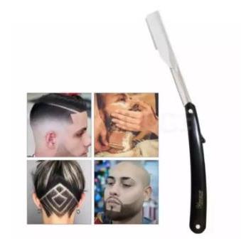 ProfessionAl Manual Shaver Straight Edge Stainless Steel Sharp Barber ...