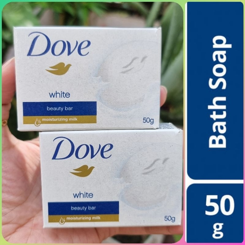 B1T1 DOVE WHITE BEAUTY BAR SOAP 50g (2022 EXPIRATION DATE) Shopee