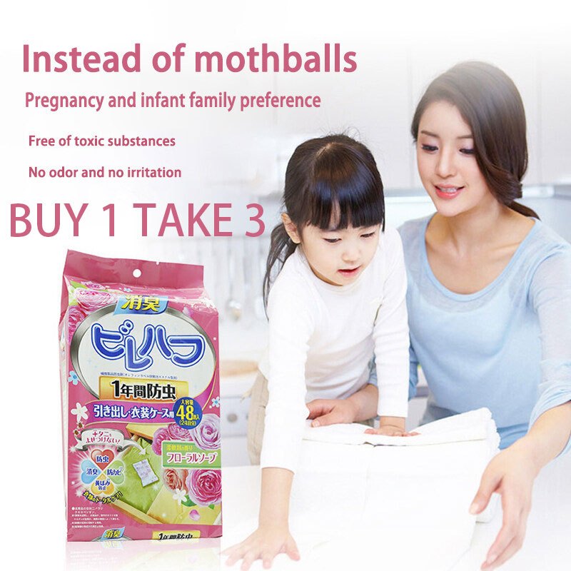 Moth Balls, Kills Clothes Moths and Carpet Beetles, No Clinging Odor