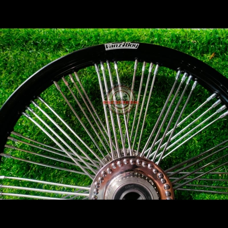 72 SPOKES SIDE WHEEL ASSEMBLY RDS HUB/VANSBOY RIM/YAGUSO SPOKES WITH ...