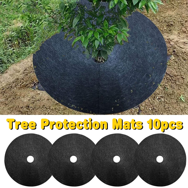 10pcs Tree Protection Mats Flower Tree Protection Mats Plant Ecological ...