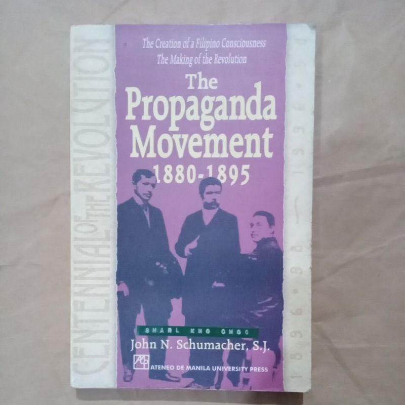 THE PROPAGANDA MOVEMENT 1880 1890 by John N. Schumacher, S.J