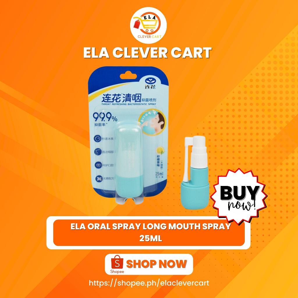 ELA Oral Spray Long Mouth Spray 25ml | Shopee Philippines