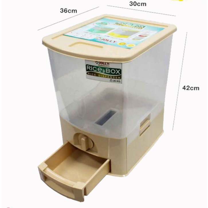 RICE BOX / RICE DISPENSER BY JOLLY | Shopee Philippines