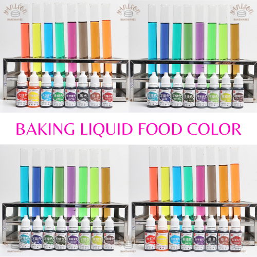 Baking Liquid Food Color / Natural Ink Food Coloring / 10ml Food Color