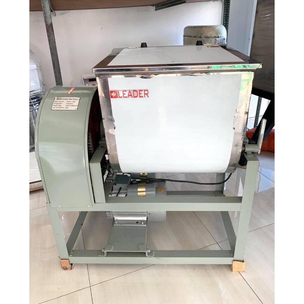 ALL NEW LEADER 2 HP 25 Kg STAINLESS RIBBON TYPE FOOD MIXER Breads