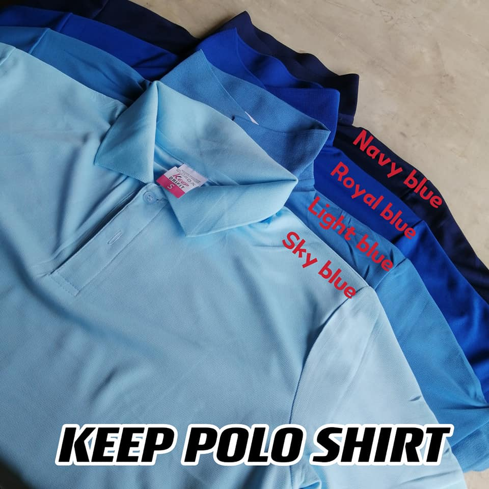 Polokeep Dri Fit Mens Drifit Polo Shirt Unisex Quality Korea Fashion T Shirt 180gsm Shopee