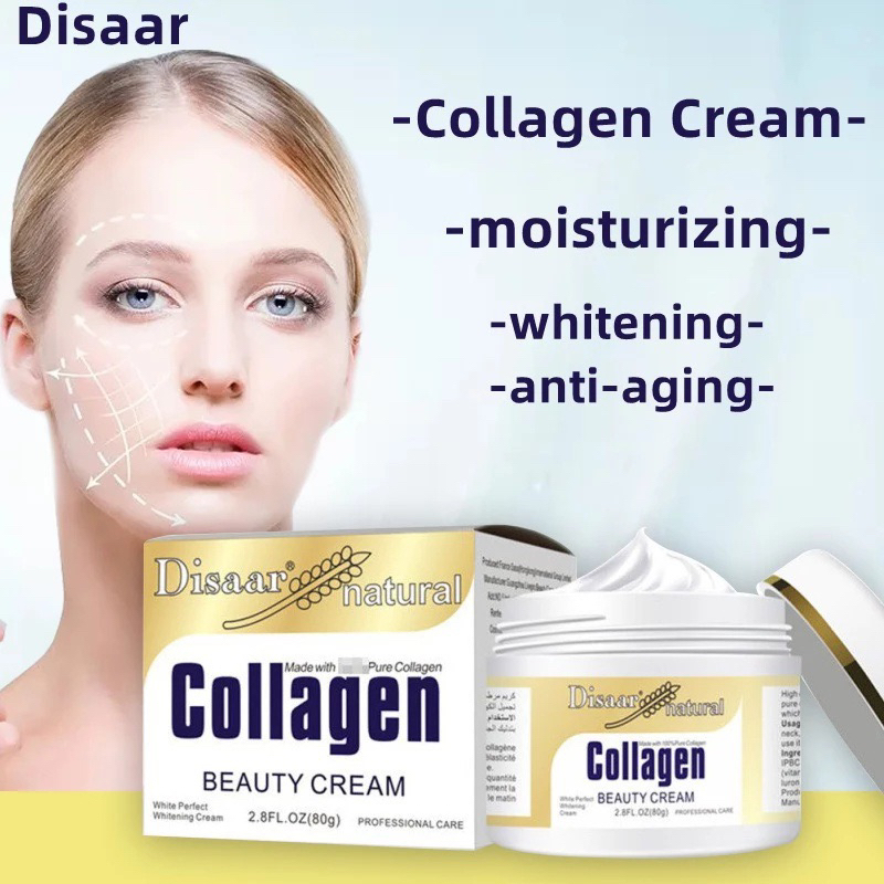 80g DISAAR Collagen Face Melasma Cream Whitening Moisturizing Anti