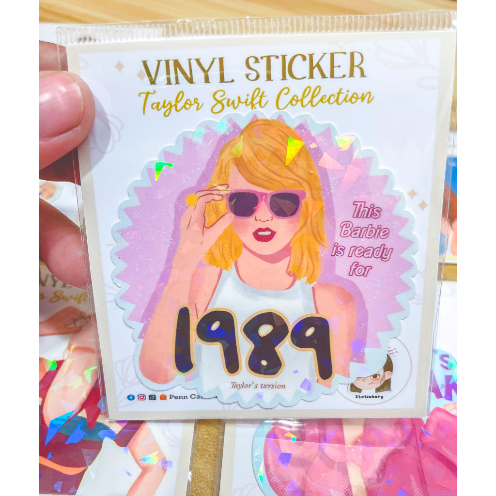 Barbie 1989 Taylor Swift Waterproof vinyl Sticker | Penn Caii ...