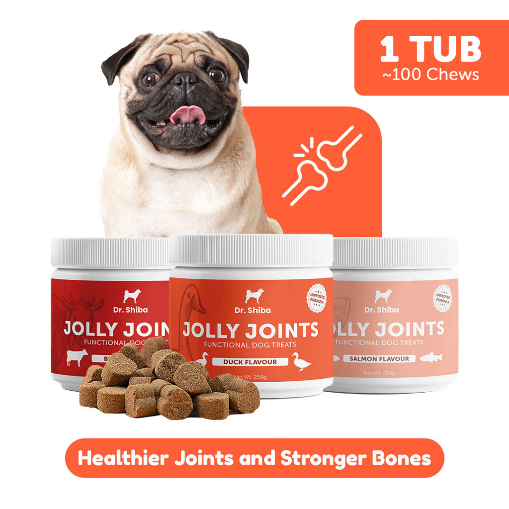 View of Dr Shiba Jolly Joints Healthy Dog Treats Snacks, Dog Multivitamins ...