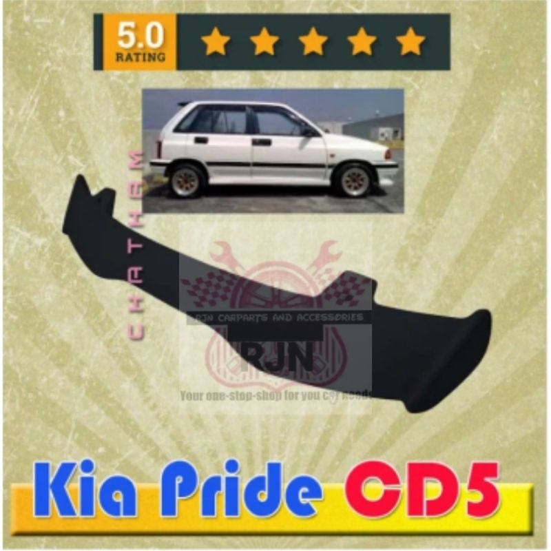 Spoiler for Kia Pride CD5 (Flat Black) | Shopee Philippines