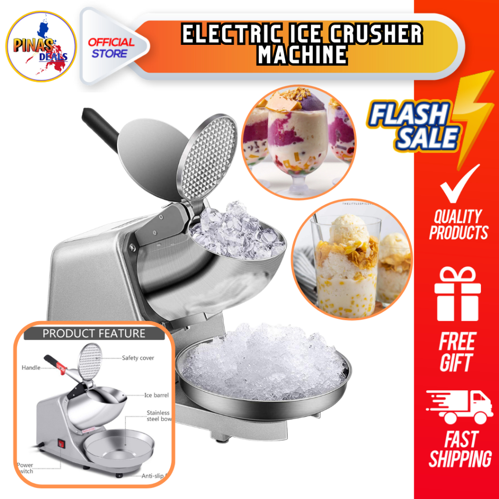 ORIGINAL ICE SMASHING ELECTRIC CRUSHER MACHINE HALO HALO ICE GRINDER