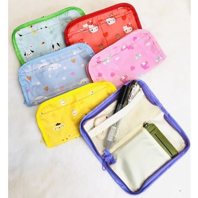 Sanrio Character Mini Pouch Cosmetics Organizer Hello Kitty Kuromi ...