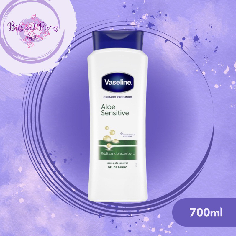 Vaseline Aloe Sensitive Shower Gel 700mL Shopee Philippines